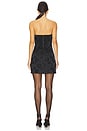 view 4 of 4 Roxane Drop Waist Scoop Neck Mini Dress in Black