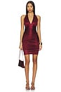 view 1 of 3 Romy Midi Dress in Oxblood