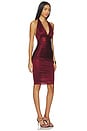 view 2 of 3 Romy Midi Dress in Oxblood