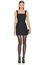 view 1 of 4 Keria Fitted Mini Dress in Black