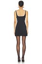 view 3 of 4 Eve Embell Trim Sweetheart Mini Dress in Black