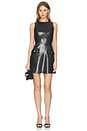 view 1 of 3 Marcella Faux Leather Mini Dress in Black