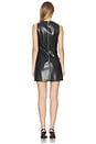 view 3 of 3 Marcella Faux Leather Mini Dress in Black