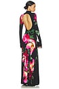 view 1 of 4 Augusta Turtleneck Maxi Dress in Empress Bloom Black