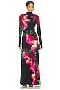 view 2 of 4 Augusta Turtleneck Maxi Dress in Empress Bloom Black