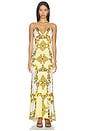 view 1 of 3 Milta Mermaid Slip Dress in Golden Coast