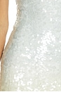 view 5 of 5 Delora Sequin Strapless Midi Dress in Clear Skies