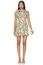 view 1 of 3 ROBE-CHEMISE MINI KIM  in Desert Sprigs Vanilla