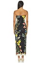 view 3 of 3 Delora Strapless Midi Dress in Desert Sprigs Black