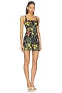 view 2 of 3 Julia Scoop Neck Mini Dress in Desert Sprigs Black