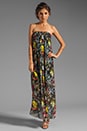 view 2 of 6 Nareen Strapless Gathered Drape Maxi Dress in Amazon Floral Print