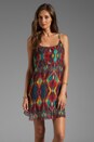 view 1 of 6 Rhi Tiered Hem Tank Dress in Tribal Diamond