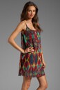 view 3 of 6 Rhi Tiered Hem Tank Dress in Tribal Diamond