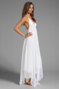 view 2 of 5 Bade Triangle Top Halter Dress in White