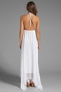view 3 of 5 Bade Triangle Top Halter Dress in White