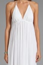 view 5 of 5 Bade Triangle Top Halter Dress in White