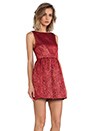 view 3 of 6 Vita Sleeveless Tulip Dress in Red