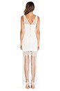 view 3 of 4 Lena Crochet Fringe Dress in Cream Metallic