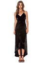 view 1 of 3 Velvet Maxi Dress in Black