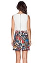 view 3 of 4 VESTIDO ACAMPANADO MOLLY in Off White & Menagerie Floral