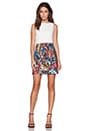 view 4 of 4 VESTIDO ACAMPANADO MOLLY in Off White & Menagerie Floral