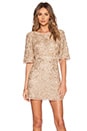 view 1 of 4 ROBE FANTAISIE DRINA in Nude & Rose Gold