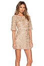 view 2 of 4 ROBE FANTAISIE DRINA in Nude & Rose Gold