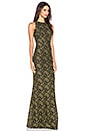 view 2 of 3 ROBE MAXI ROXIE in Olive & Black