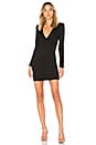 view 1 of 3 Simone Deep V Dress in Black
