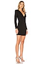 view 2 of 3 Simone Deep V Dress in Black