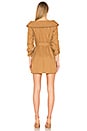 view 3 of 3 Candace Trench Coat Dress in Tan