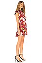 view 2 of 3 Lashay Dress in Water Lotus Bordeaux