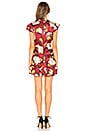 view 3 of 3 Lashay Dress in Water Lotus Bordeaux