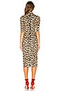 view 3 of 3 Delora Dress in Textured Leopard