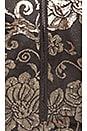 view 4 of 4 ROBE AJUSTÉE ET ÉVASÉE MARLEEN in Black & Silver