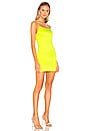 view 2 of 3 Nelle Mini Dress in Neon Yellow