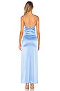 view 3 of 3 VESTIDO LARGO DIANA in Cornflower