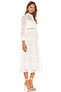 view 3 of 4 Anaya Collared Tiered Dress in Off White