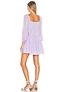 view 3 of 3 Rowen Tiered Square Neck Tunic Dress in Lavender
