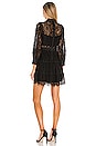 view 3 of 3 Anaya Collared Tiered Short Dress in Black
