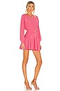 view 2 of 3 Murray Fit Flare Dress in Calypso Pink
