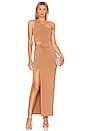 view 1 of 3 Ashby Hip Cutout Dress in Camel