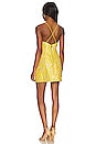 view 3 of 3 Tayla Structured Mini Dress in Sunbeam