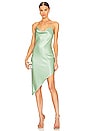 view 1 of 3 Harmony Asymmetrical Slip Dress in Sage