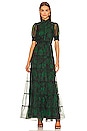 view 2 of 4 ROBE COLETTA in Dream Floral Emerald