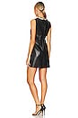view 3 of 4 Coley Faux Leather Mini Dress in Black
