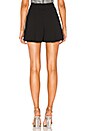 view 3 of 4 Scarlet High Waisted Flutter Shorts in Black