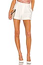 view 1 of 4 Conry Pleated Cuff Short in Off White