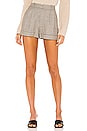 view 1 of 4 Conry Pleated Cuff Short in Afterglow Plaid