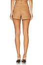 view 4 of 6 Conry Pleated Cuff Short in Tan